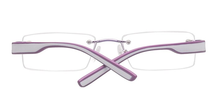 Purple Alaya -  Lightweight Metal Eyeglasses