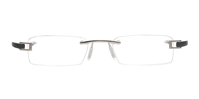 Andre Silver Metal Eyeglass Frames from EyeBuyDirect