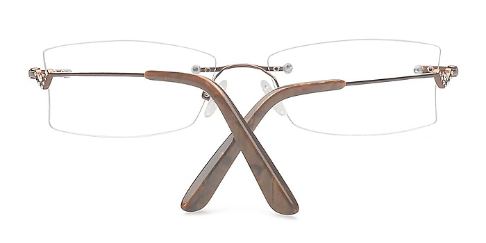 Brown Carmine -  Lightweight Titanium Eyeglasses