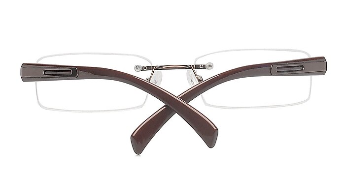 Brown Alvaro -  Lightweight Metal Eyeglasses