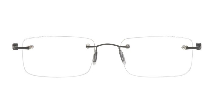 Amare Noir Métal Montures de lunettes de vue d'EyeBuyDirect