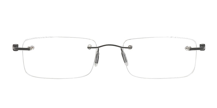 Amare Black Metal Eyeglass Frames from EyeBuyDirect