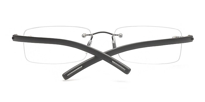Black Amare -  Lightweight Metal Eyeglasses