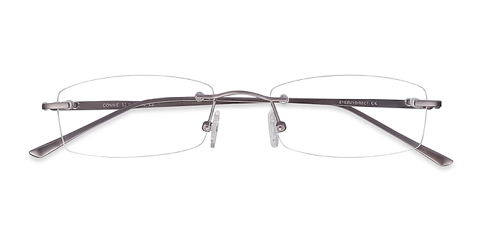 Gunmetal Connie -  Lightweight Metal Eyeglasses