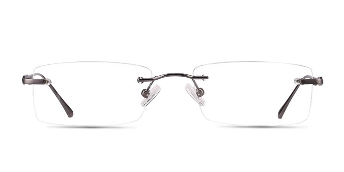 Courtney Gunmetal Metal Eyeglass Frames from EyeBuyDirect
