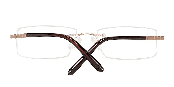 Golden Brice -  Lightweight Titanium Eyeglasses