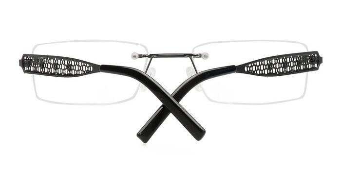 Black Arturo -  Lightweight Metal Eyeglasses