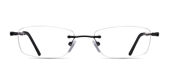 Benson Noir Métal Montures de lunettes de vue d'EyeBuyDirect