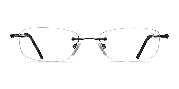 Benson Black Metal Eyeglass Frames from EyeBuyDirect