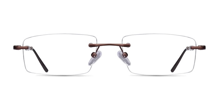 Bentlee Coffee Metal Eyeglass Frames from EyeBuyDirect