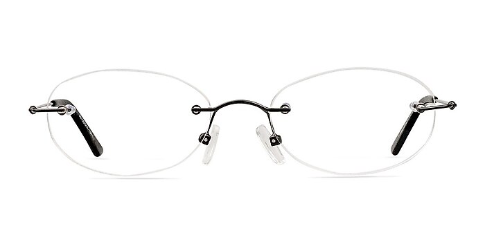 Ali Black Metal Eyeglass Frames from EyeBuyDirect