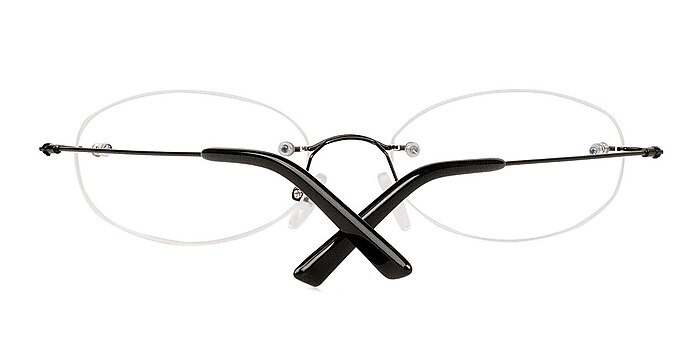 Black Ali -  Lightweight Metal Eyeglasses