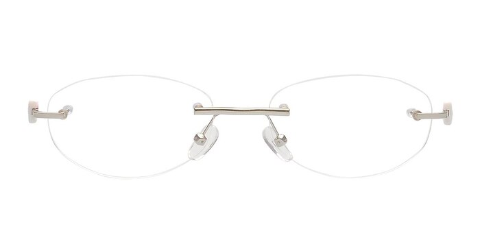 Kenai02 Argenté Métal Montures de lunettes de vue d'EyeBuyDirect
