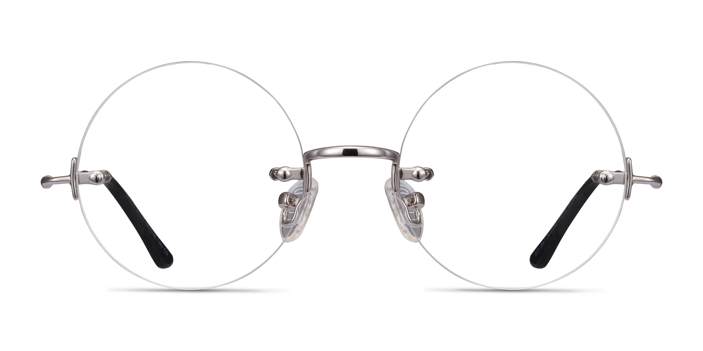 Palo Alto Round Silver Rimless Eyeglasses Eyebuydirect Canada