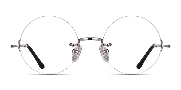 Palo Alto Silver Metal Eyeglass Frames from EyeBuyDirect