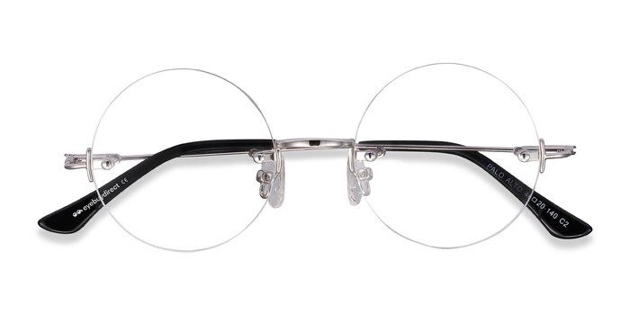 Silver Palo Alto -  Designer Metal Eyeglasses