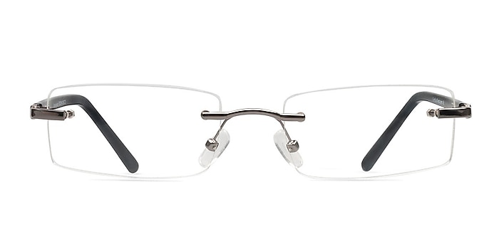 Montecelior Gunmetal Metal Eyeglass Frames from EyeBuyDirect