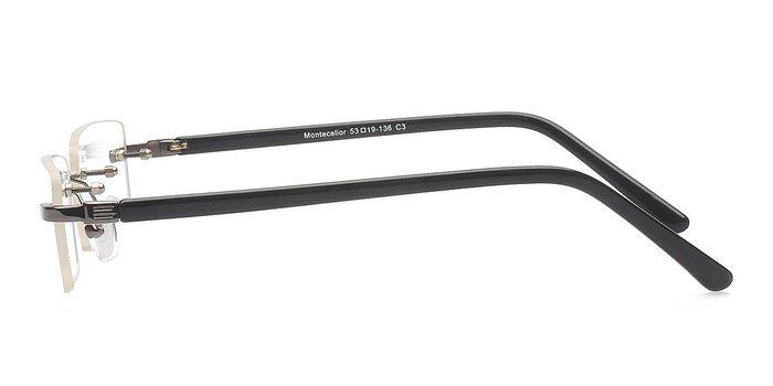 Montecelior Gunmetal Métal Montures de lunettes de vue d'EyeBuyDirect