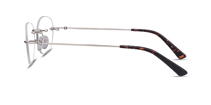 Market Argenté Métal Montures de lunettes de vue d'EyeBuyDirect