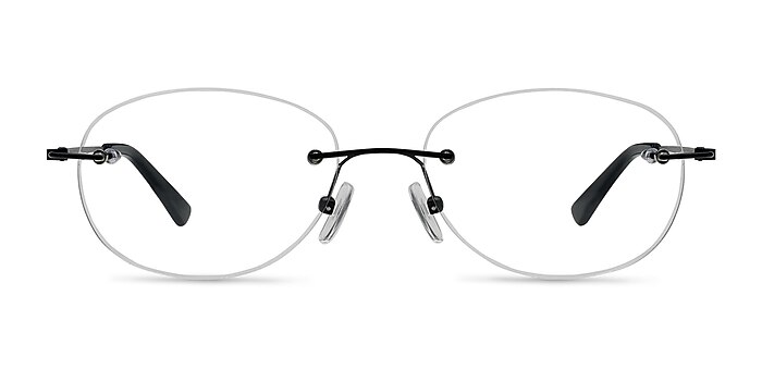 Market Noir Métal Montures de lunettes de vue d'EyeBuyDirect