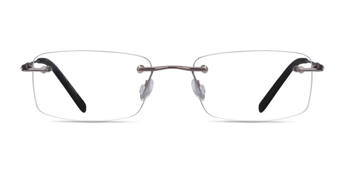 Dimension Gunmetal Titanium Eyeglass Frames from EyeBuyDirect