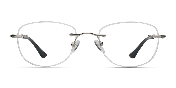 Potential Argenté Métal Montures de lunettes de vue d'EyeBuyDirect