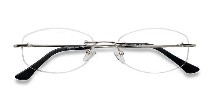 Silver Duel -  Lightweight Metal Eyeglasses