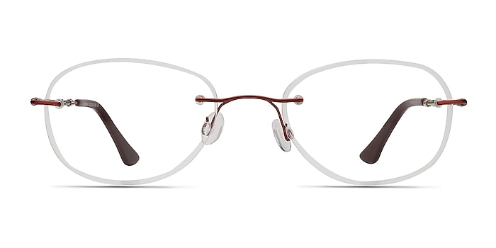Fragment Burgundy Métal Montures de lunettes de vue d'EyeBuyDirect