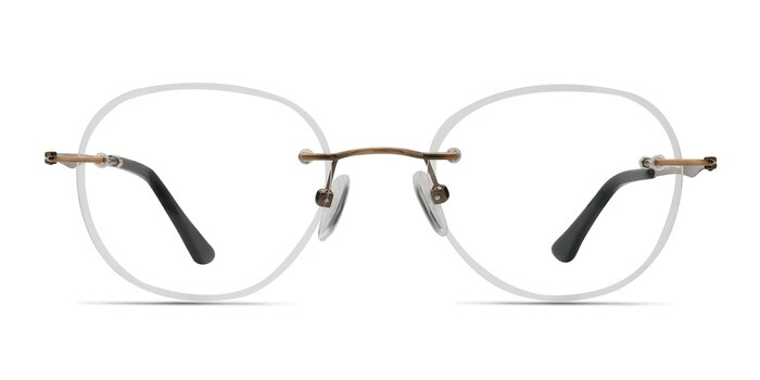Fuse Bronze Metal Eyeglass Frames from EyeBuyDirect