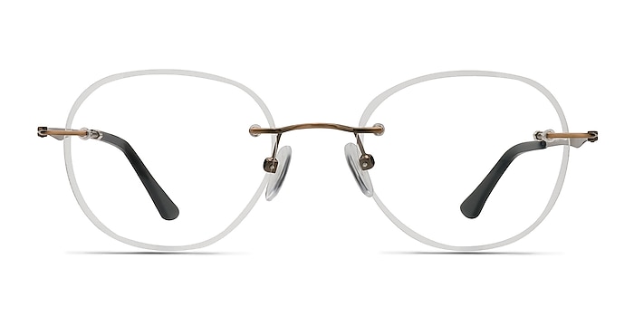 Fuse Bronze Metal Eyeglass Frames from EyeBuyDirect