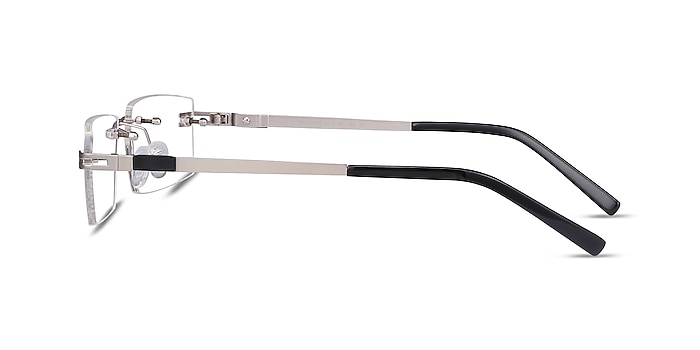 Encrypt Argenté Métal Montures de lunettes de vue d'EyeBuyDirect