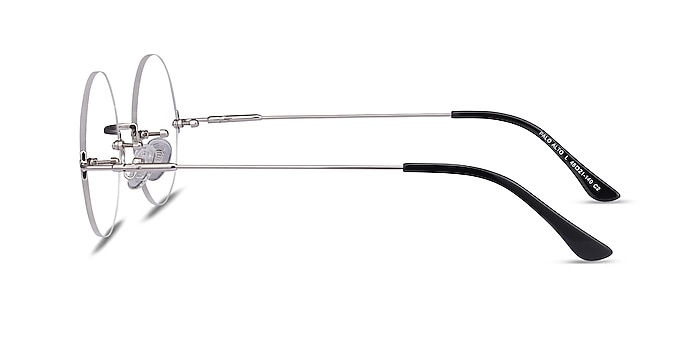 Palo Alto Argenté Métal Montures de lunettes de vue d'EyeBuyDirect
