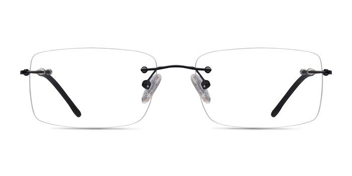 Woodrow Black Metal Eyeglass Frames from EyeBuyDirect