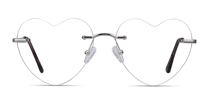 Amore Argenté Métal Montures de lunettes de vue d'EyeBuyDirect