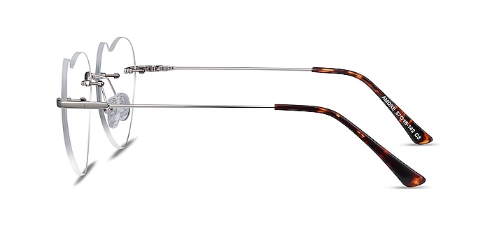 Amore Argenté Métal Montures de lunettes de vue d'EyeBuyDirect