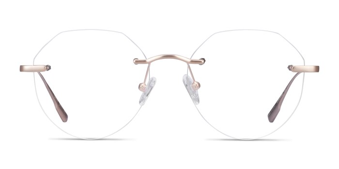 Sahar Doré Métal Montures de lunettes de vue d'EyeBuyDirect