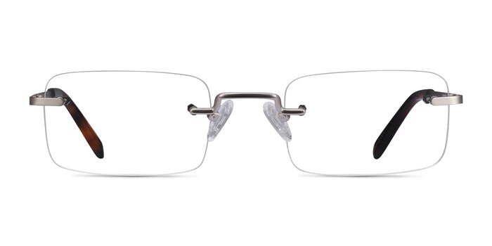 Simplicity Argenté Métal Montures de lunettes de vue d'EyeBuyDirect