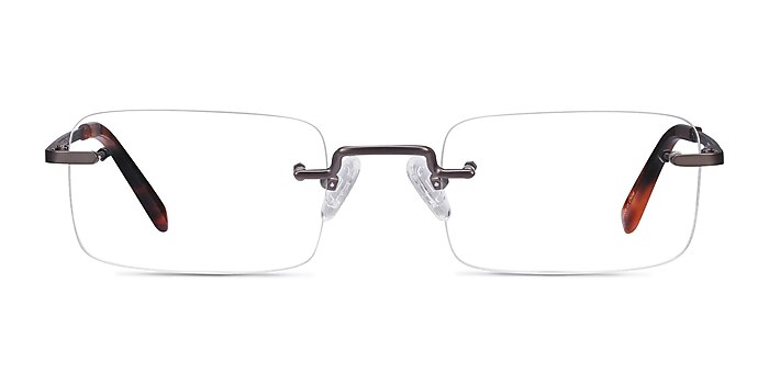 Simplicity Gunmetal Métal Montures de lunettes de vue d'EyeBuyDirect