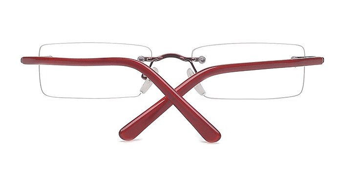 Burgundy Linkoping -  Lightweight Metal Eyeglasses