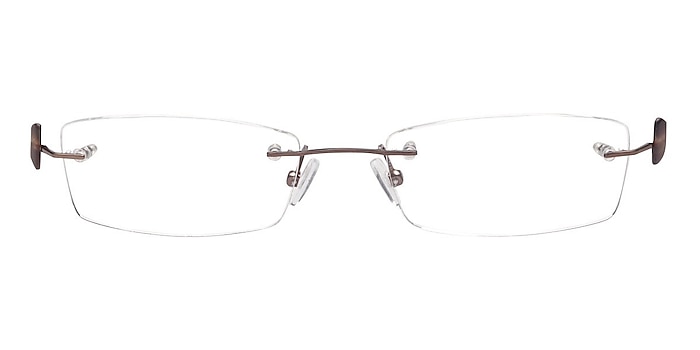 Lund Brown Metal Eyeglass Frames from EyeBuyDirect