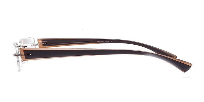 Lund Brown Metal Eyeglass Frames from EyeBuyDirect