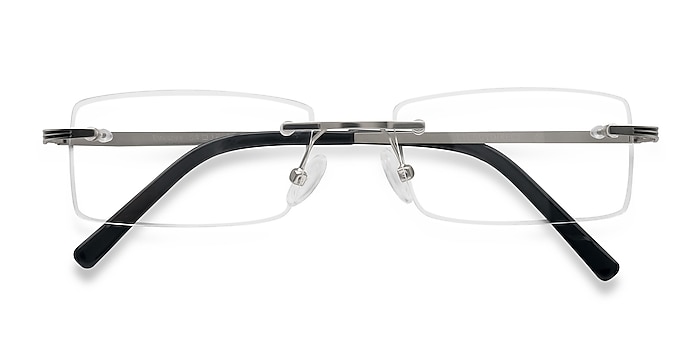 Silver Evasive -  Lightweight Metal Eyeglasses