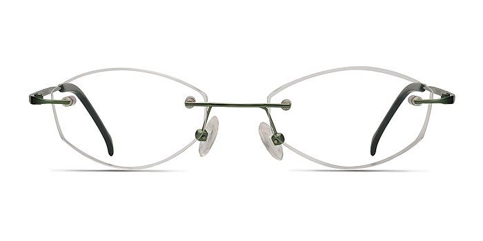 Exist Green Metal Eyeglass Frames from EyeBuyDirect