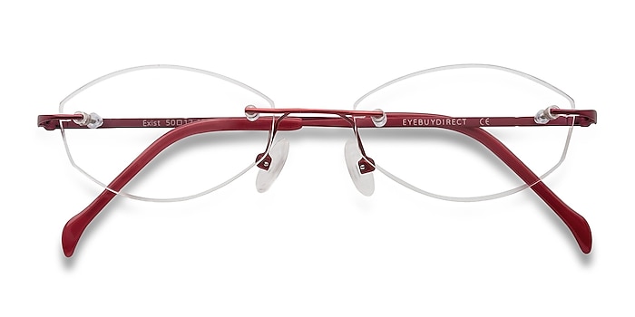 Red Exist -  Lightweight Metal Eyeglasses