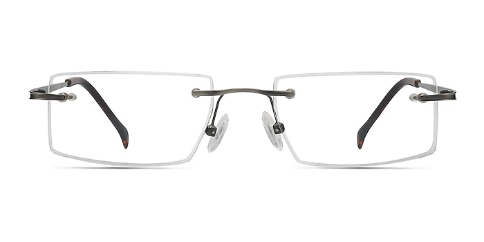 Pilgrim Gunmetal Metal Eyeglass Frames from EyeBuyDirect