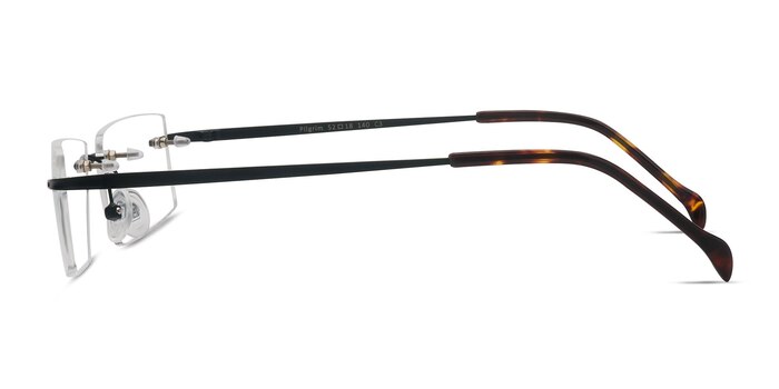 Pilgrim Black  Métal Montures de lunettes de vue d'EyeBuyDirect