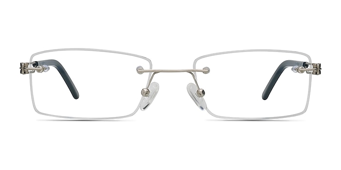 Jeremiah Argenté Métal Montures de lunettes de vue d'EyeBuyDirect