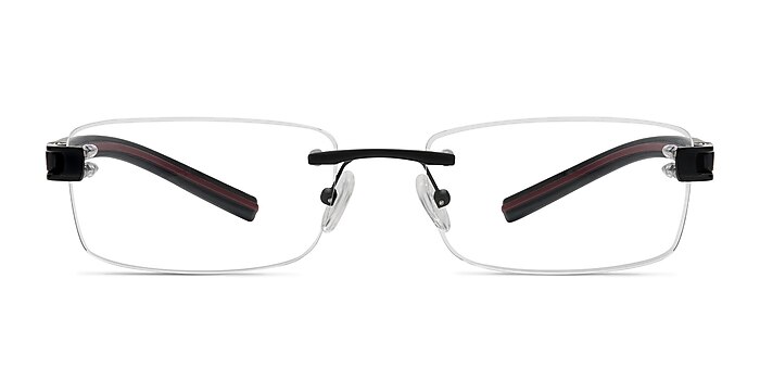 Flow Noir Acétate Montures de lunettes de vue d'EyeBuyDirect