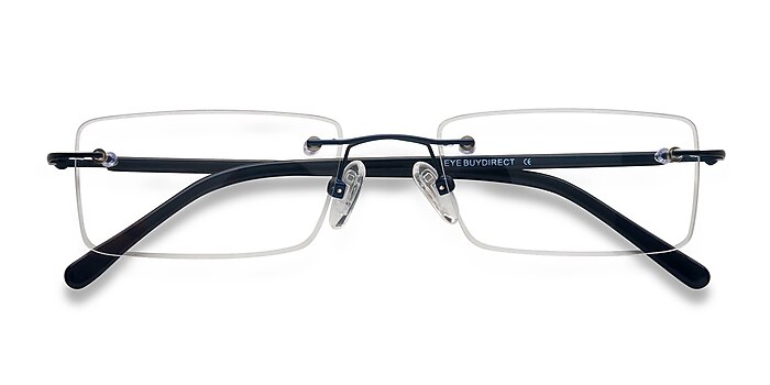 Navy Glacon -  Lightweight Metal Eyeglasses