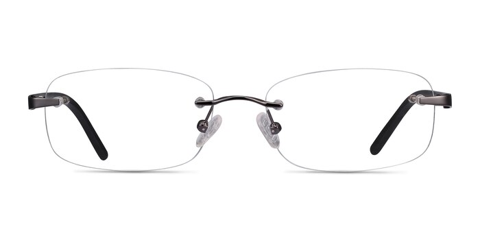 Limitless Gunmetal Metal Eyeglass Frames from EyeBuyDirect